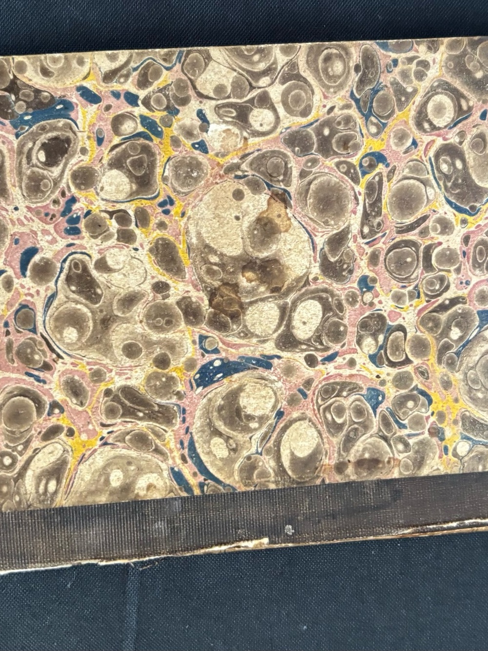 Marbled Pattern Decorative Book Cover - Multicolor